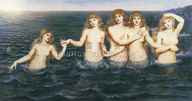 The Sea Maidens - 艾弗林·德·摩根